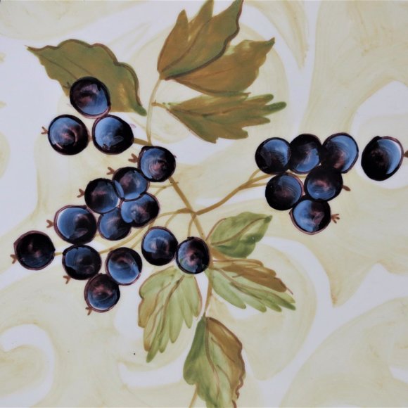 Salad Luncheon Plates Set of 6 by Tracy Porter Hand Painted - Picture 3 of 5